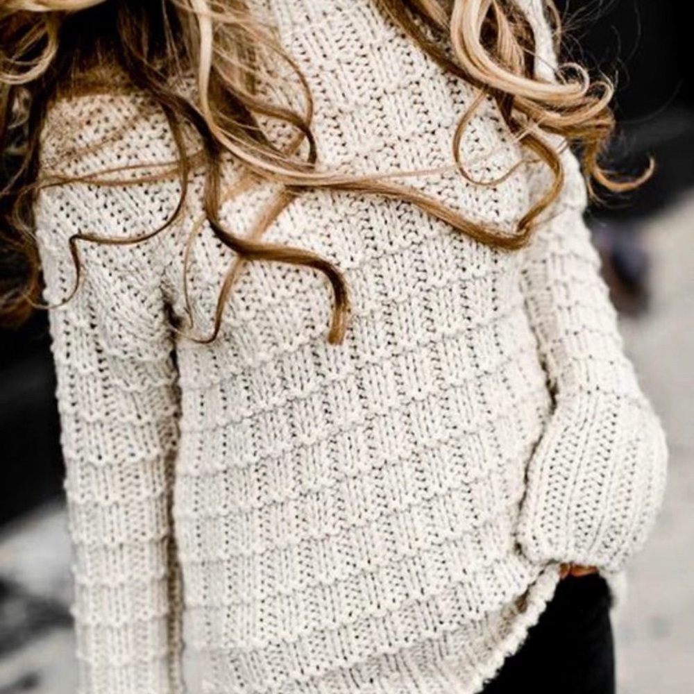 Chunky knit sweater